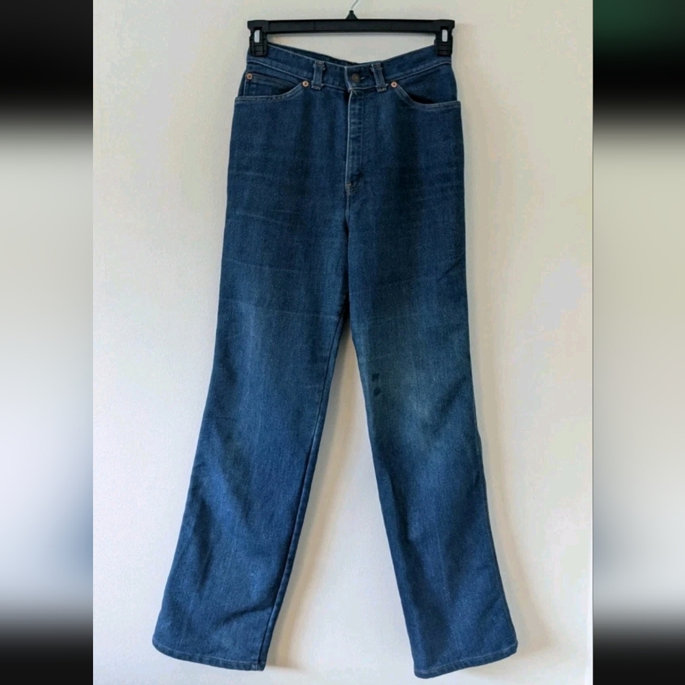 VTG 70s Levi’s Prospector Orange Tab Bootcut Jeans Womens Sz 12 SEE MEASUREMENT
